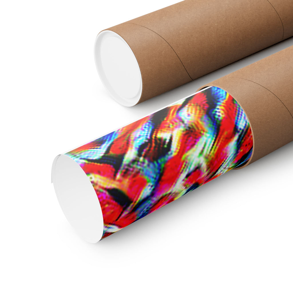 Neuschwanstein in Composition Vii Style - Poster Print