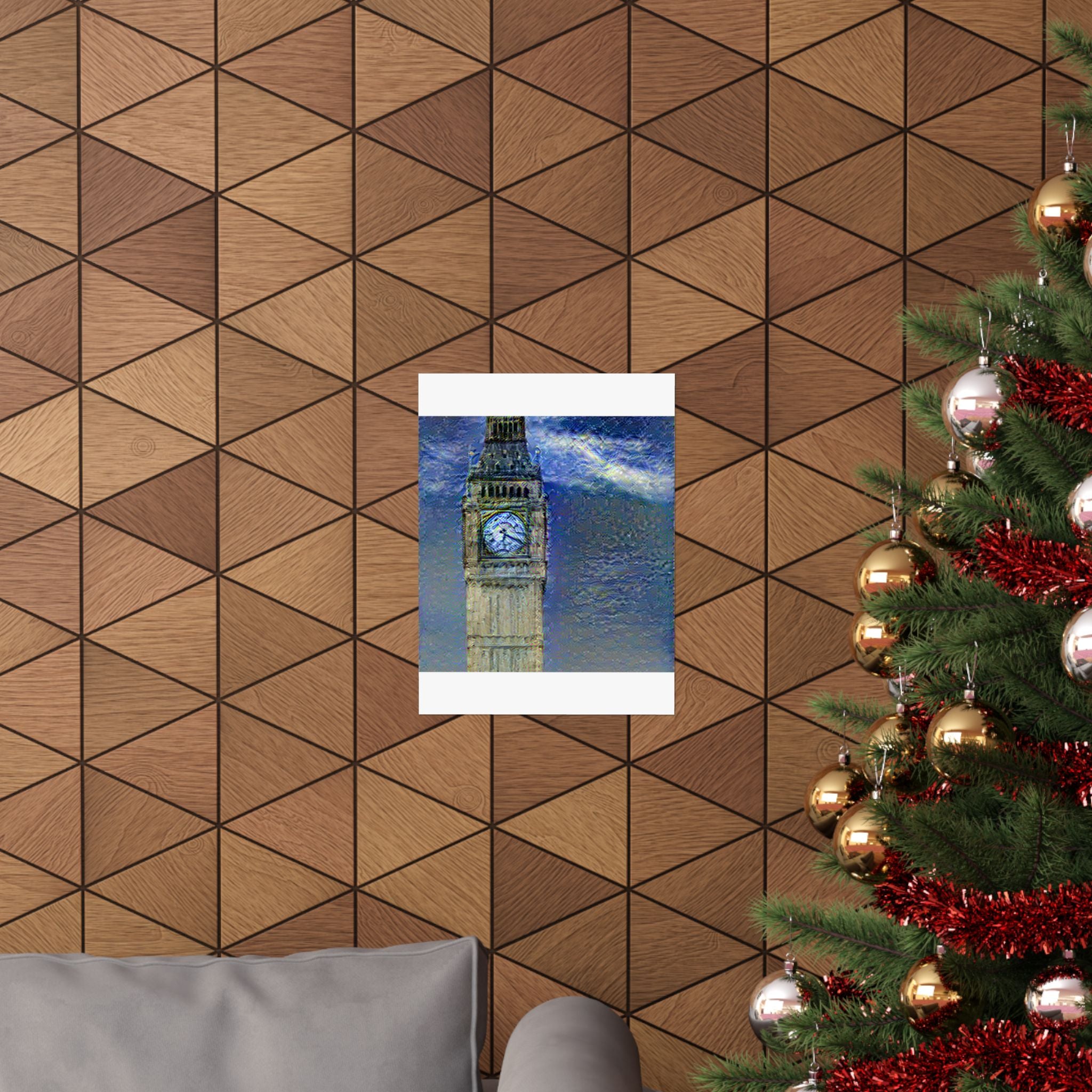 Big Ben in Starry Night Style | Vincent van Gogh Inspired Art