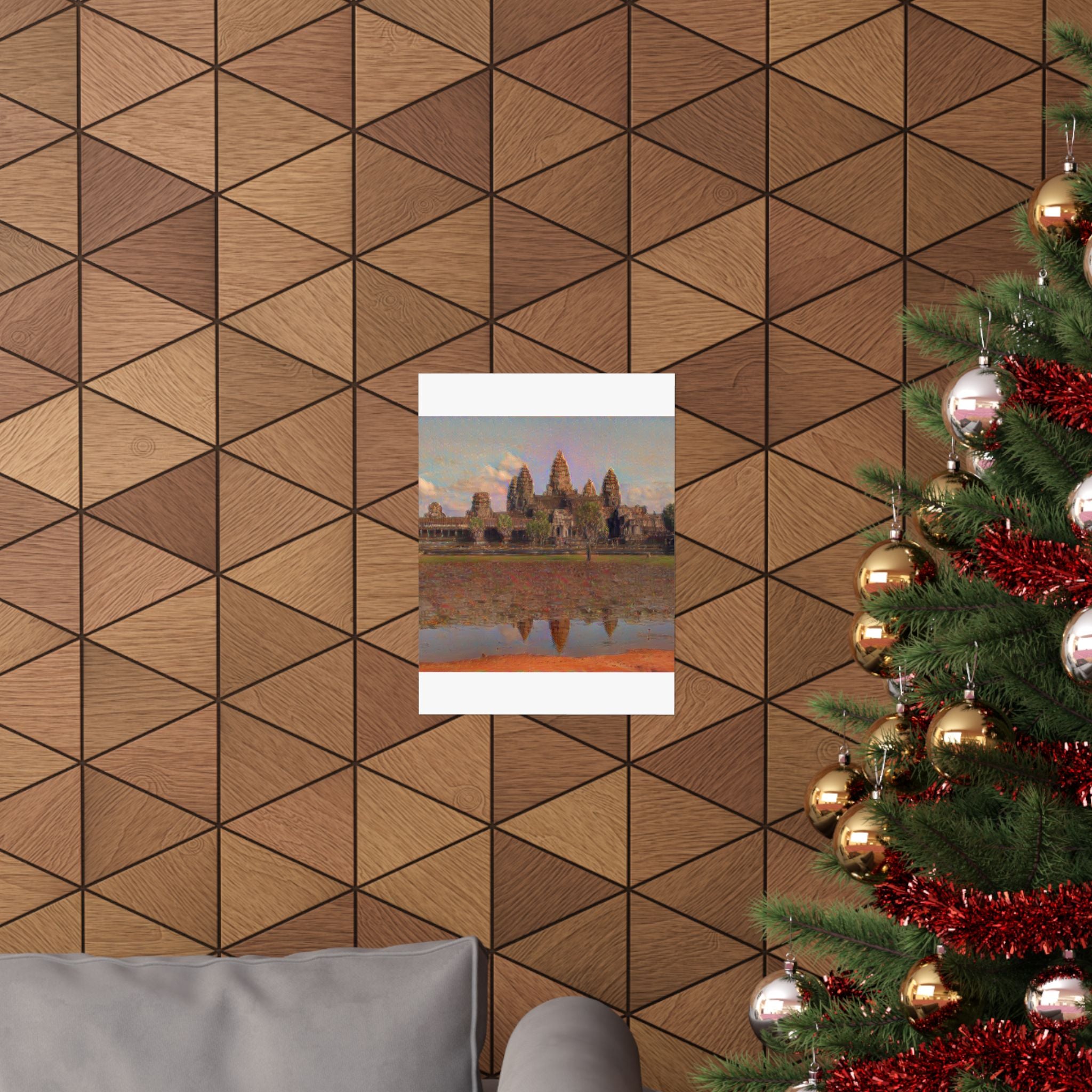 Angkor Wat in The Scream Style | Edvard Munch Inspired Art