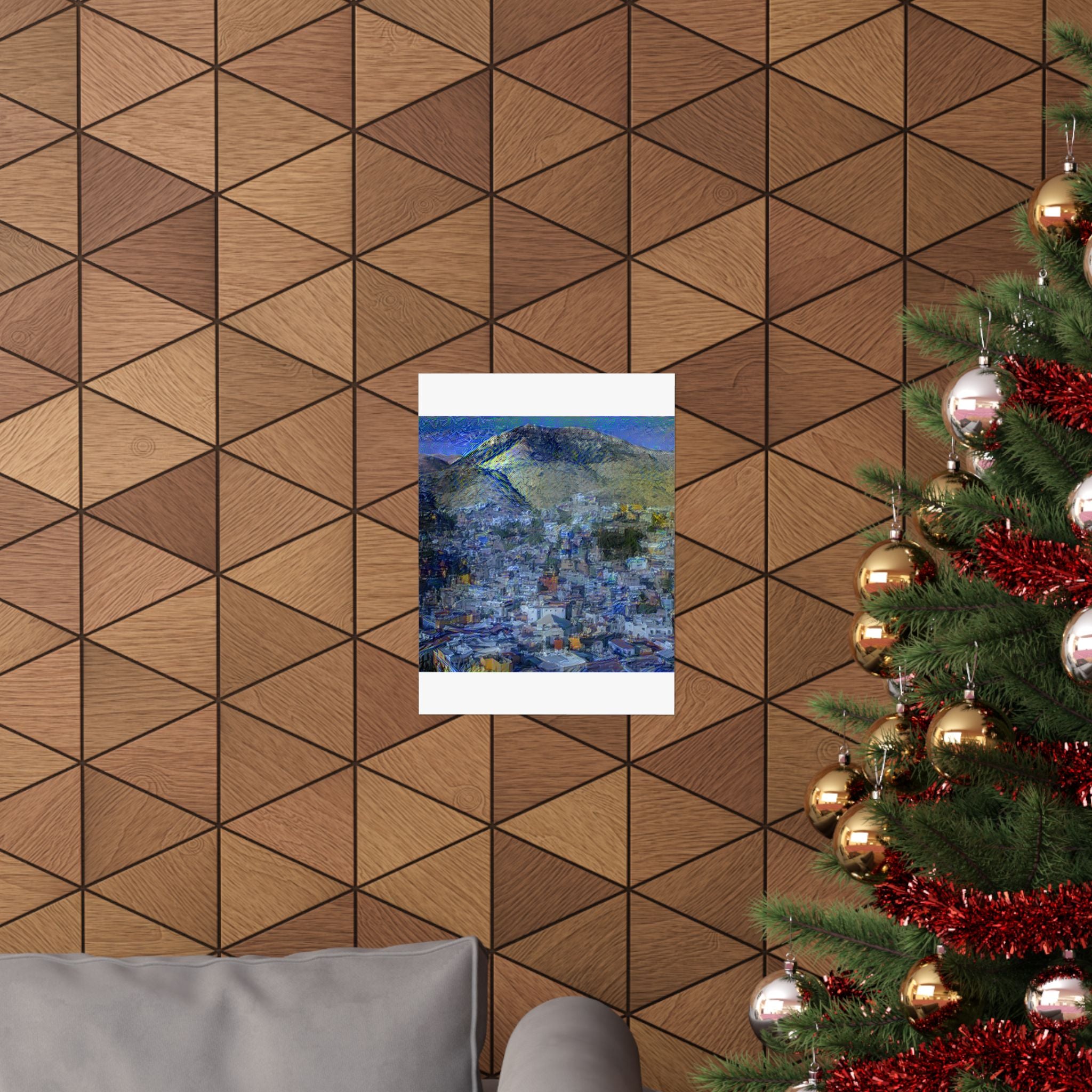 Guanajuato in Starry Night Style | Vincent van Gogh Inspired Art