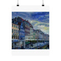 Nyhavn in Starry Night Style | Vincent van Gogh Inspired Art
