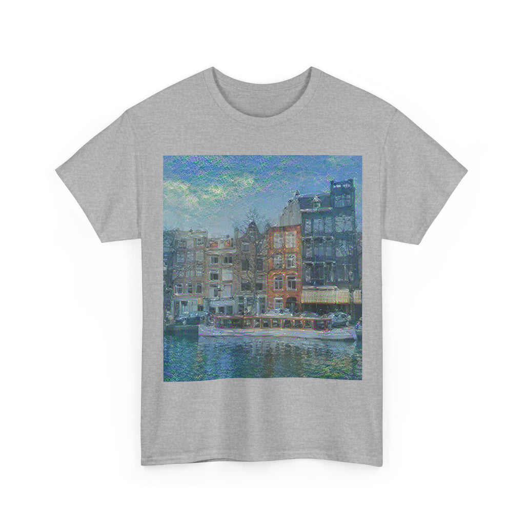 Amsterdam Canal Ring in Water Lilies Style | Claude Monet Inspired Art