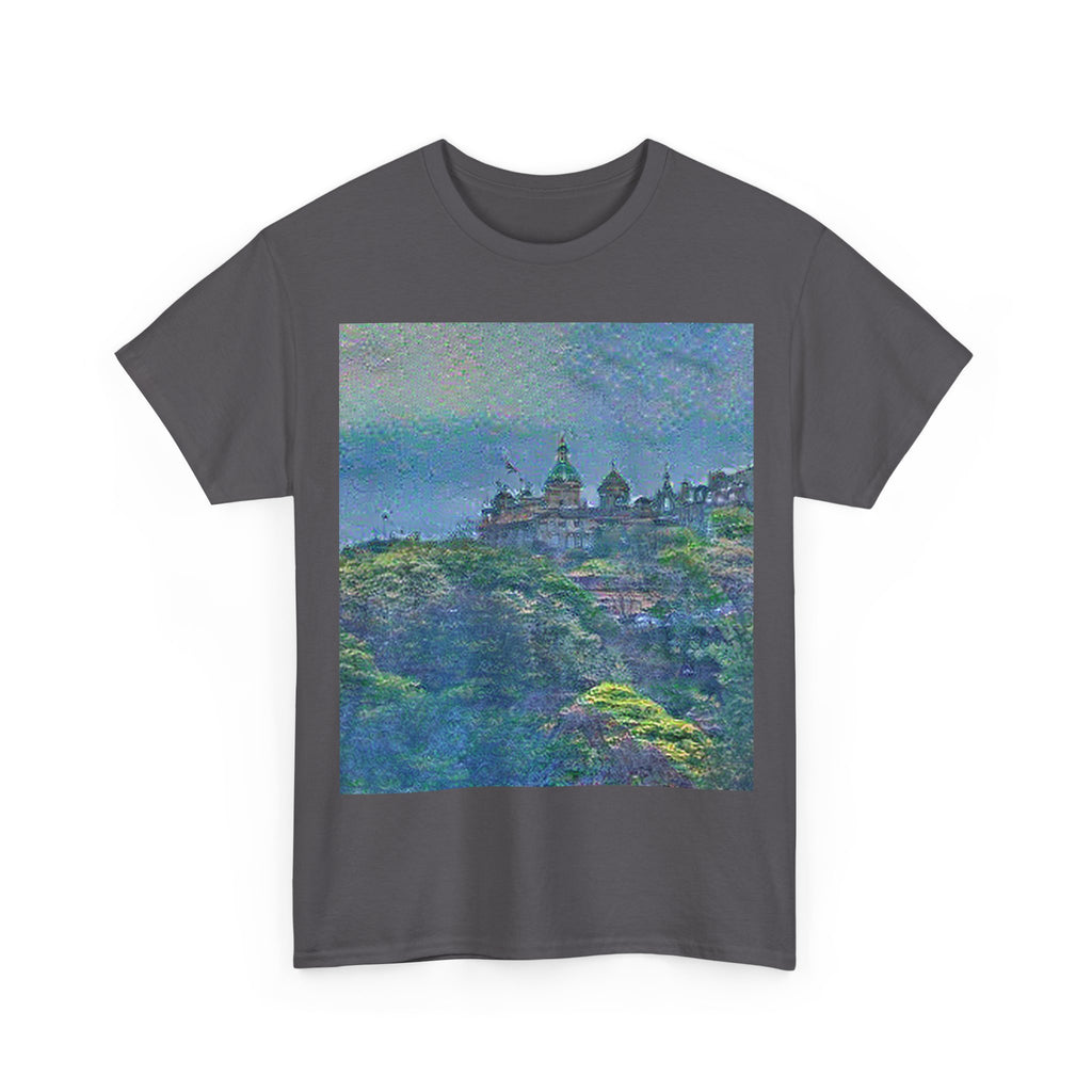 Edinburgh Old Town in Water Lilies Style | Claude Monet Inspired Art