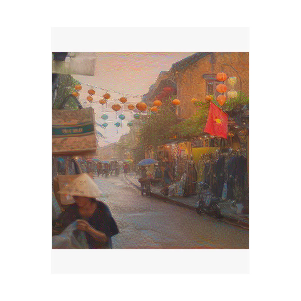 Hoi An Ancient Town in The Scream Style | Edvard Munch Inspired Art