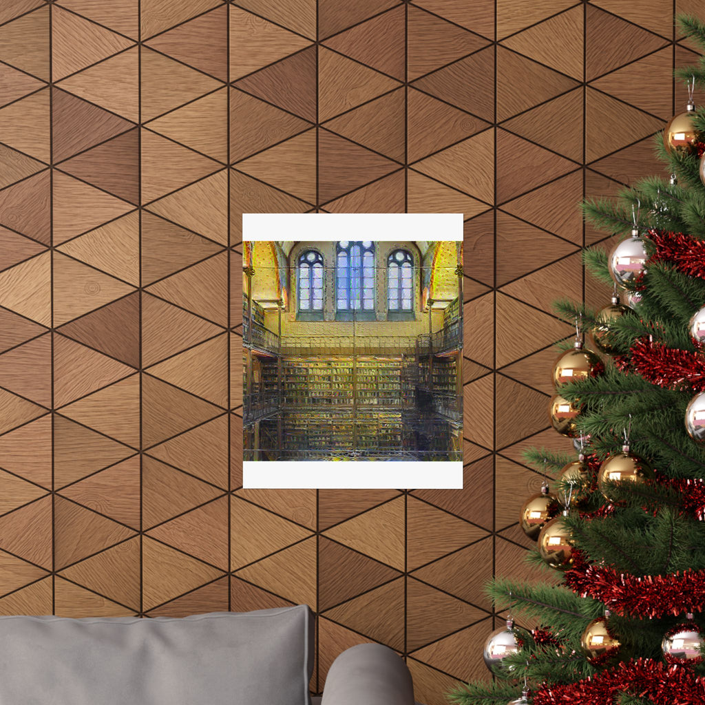 Rijksmuseum in Cafe Terrace at Night Style | Vincent van Gogh Inspired Art