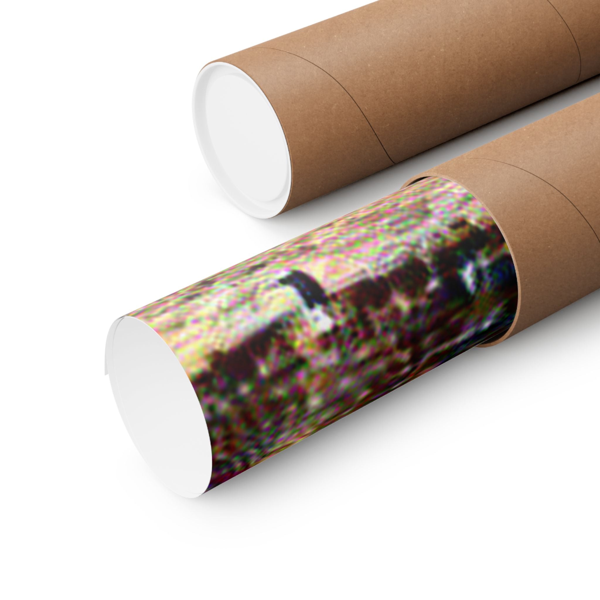 Pyramids Giza in Composition Vii Style - Poster Print