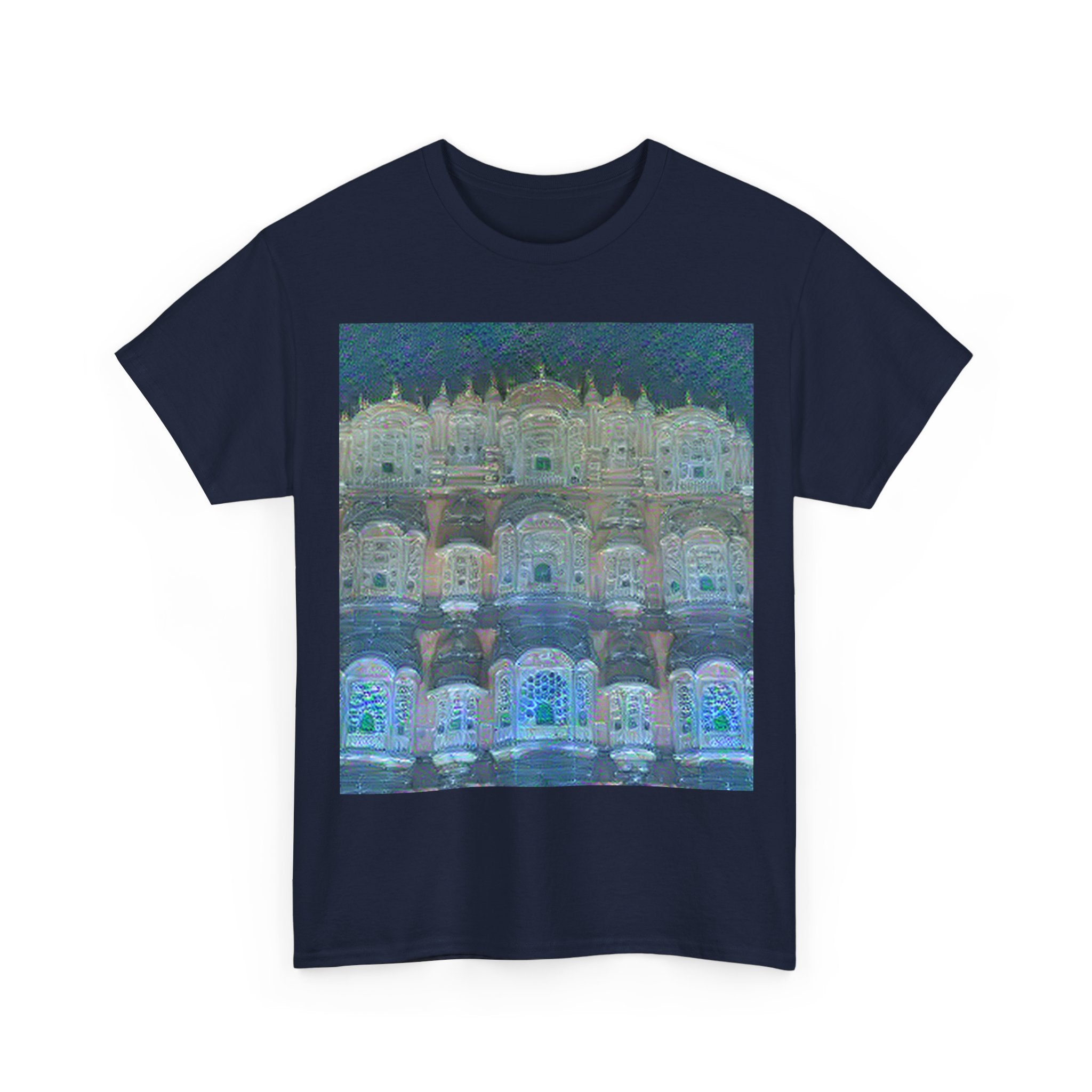 Hawa Mahal in Water Lilies Style | Claude Monet Inspired Art