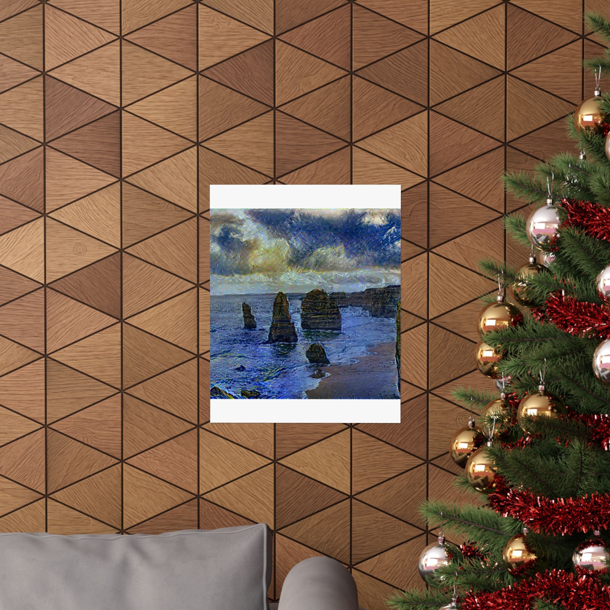 Twelve Apostles in Starry Night Style | Vincent van Gogh Inspired Art