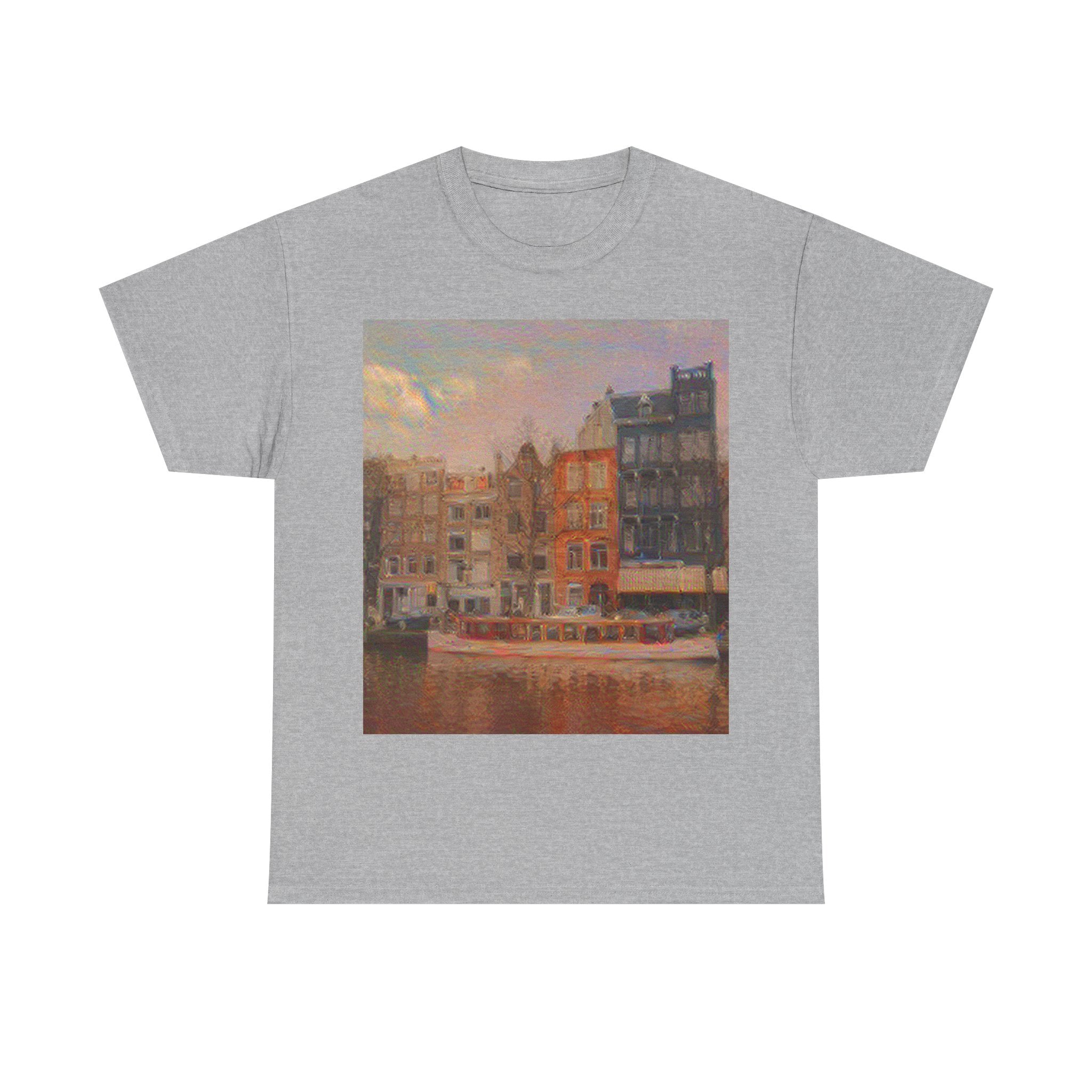 Amsterdam Canal Ring in The Scream Style | Edvard Munch Inspired Art