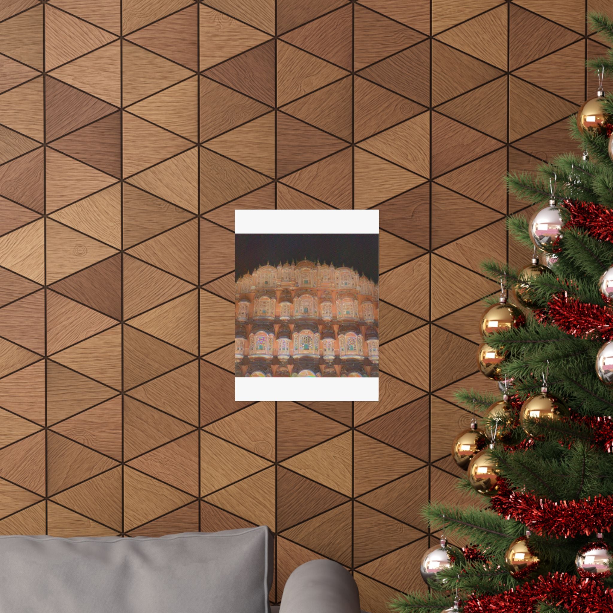 Hawa Mahal in The Scream Style | Edvard Munch Inspired Art