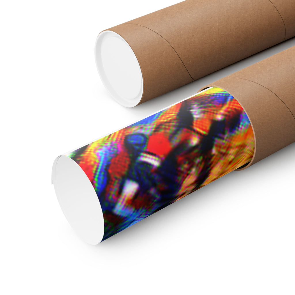 Amsterdam Canal Ring in Composition VII Style | Wassily Kandinsky Inspired Art