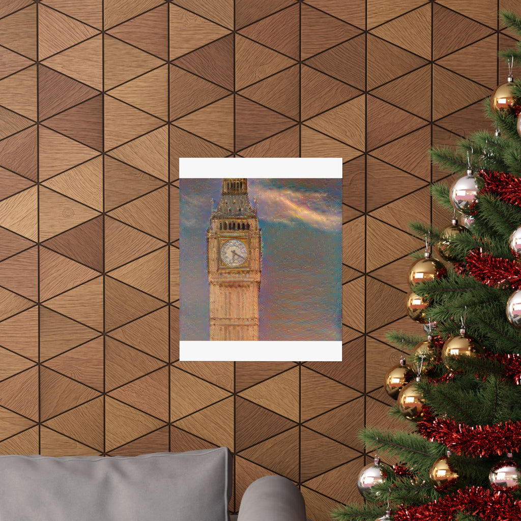 Big Ben in The Scream Style | Edvard Munch Inspired Art