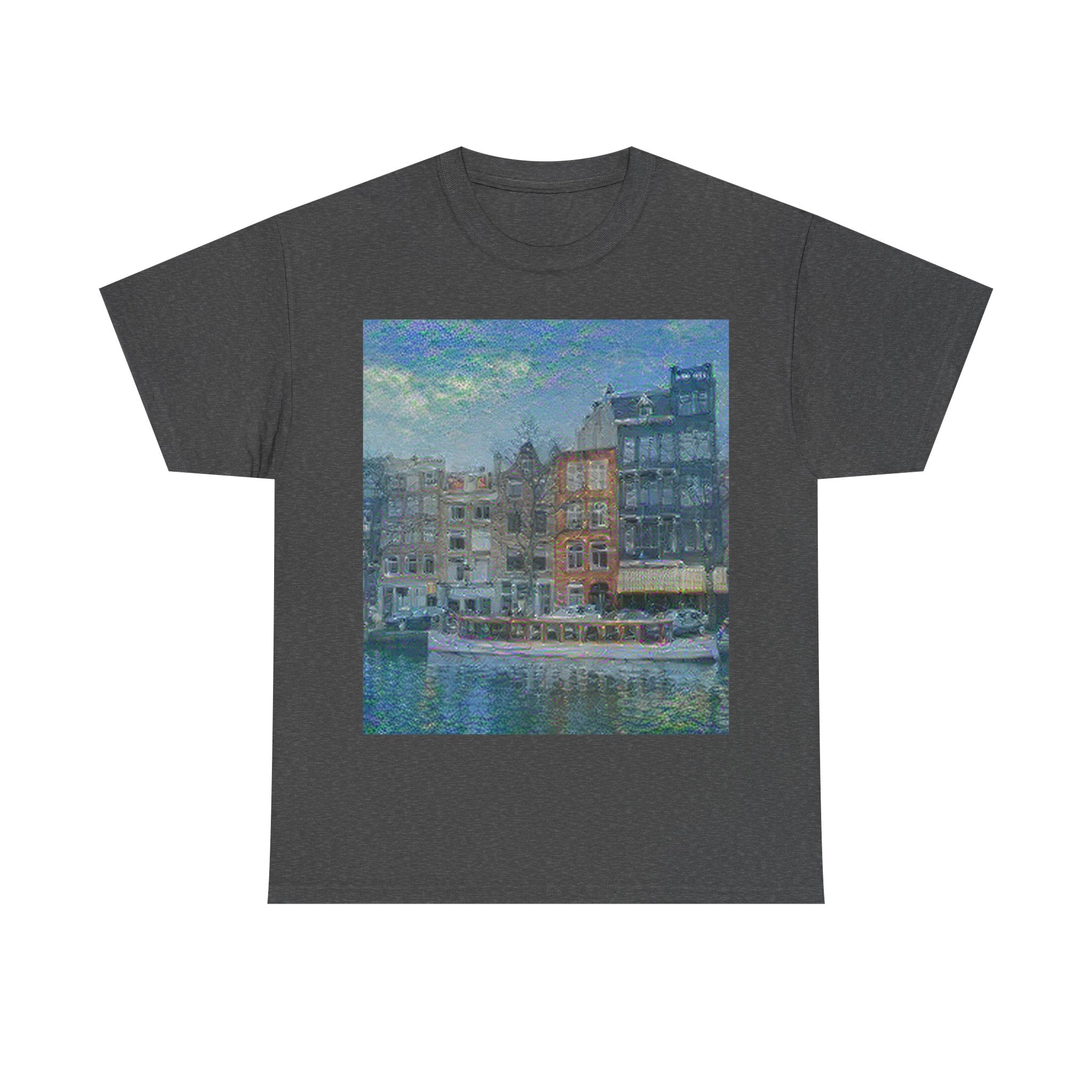 Amsterdam Canal Ring in Water Lilies Style | Claude Monet Inspired Art