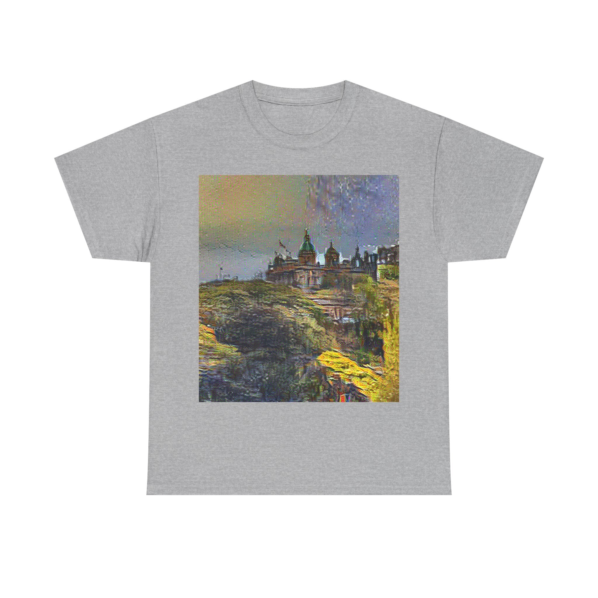 Edinburgh Old Town in Cafe Terrace at Night Style | Vincent van Gogh Inspired Art