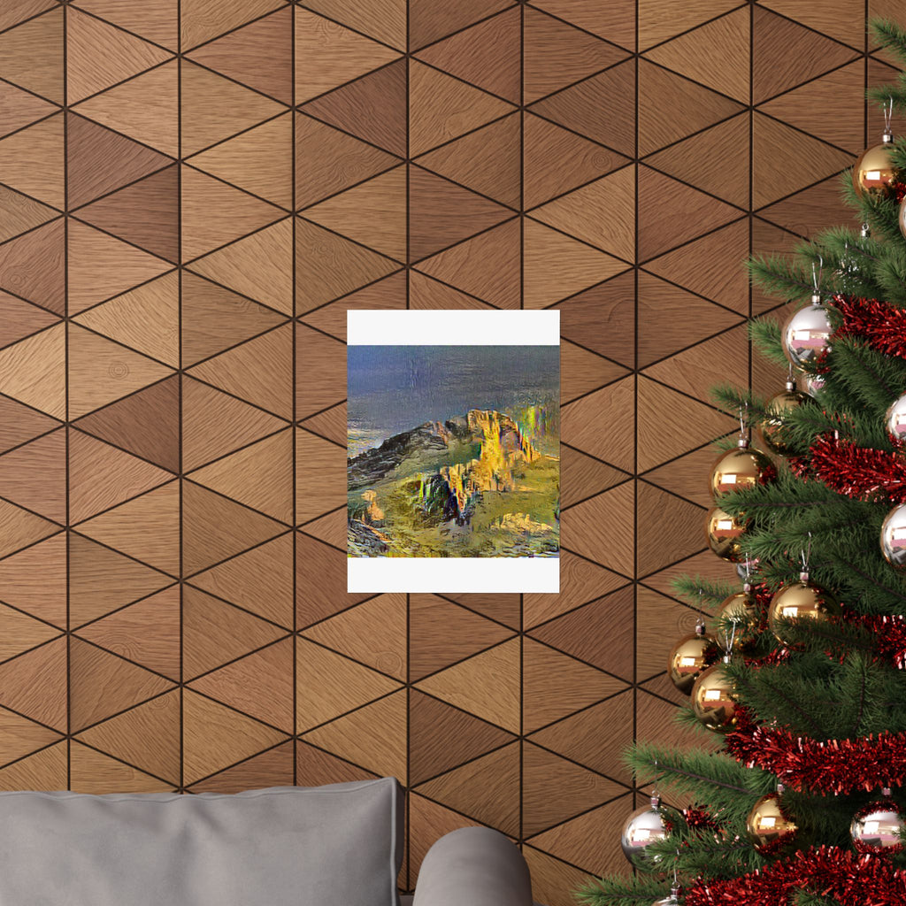 Milford Sound in Cafe Terrace at Night Style | Vincent van Gogh Inspired Art