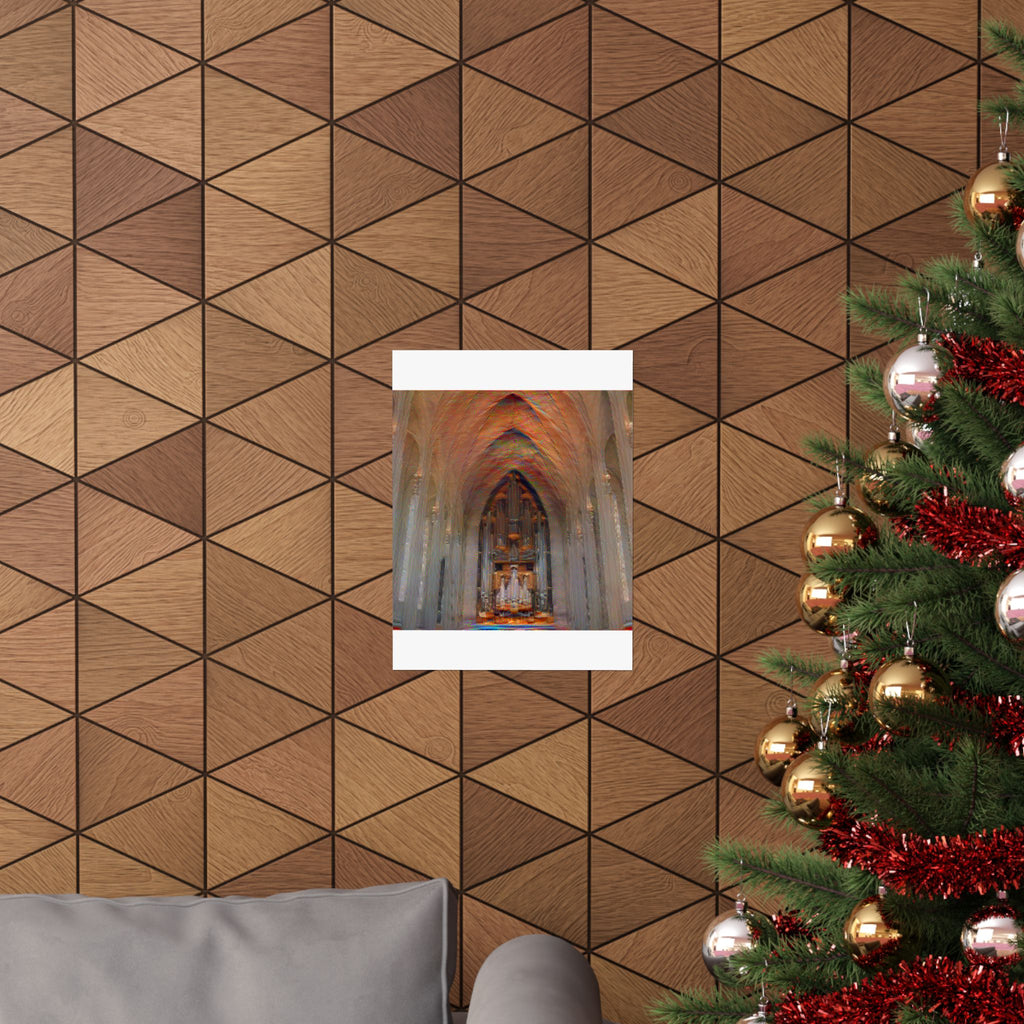 Hallgrimskirkja in The Scream Style | Edvard Munch Inspired Art