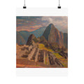 Machu Picchu in The Scream Style - Poster Print