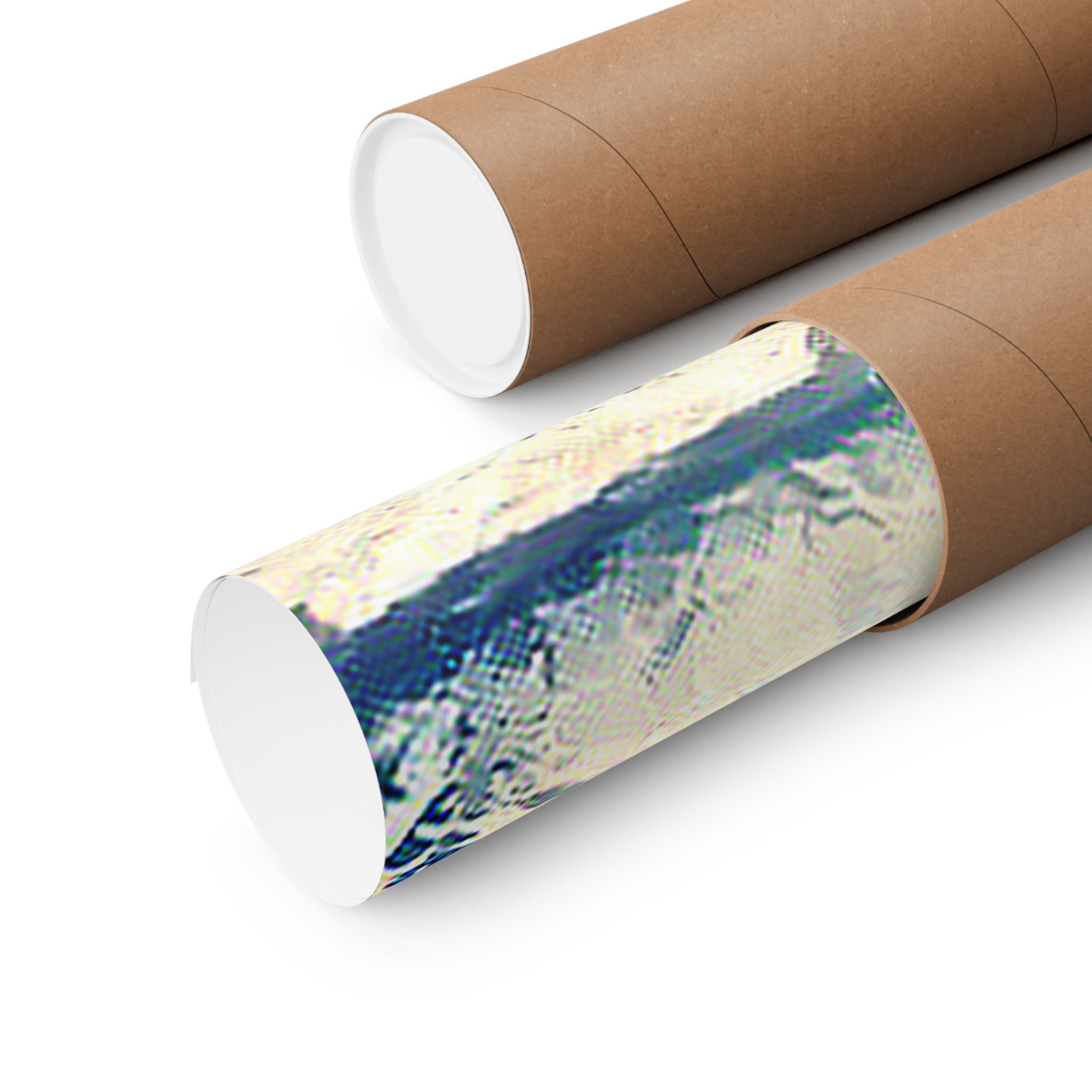 Chefchaouen in The Great Wave off Kanagawa Style | Katsushika Hokusai Inspired Art