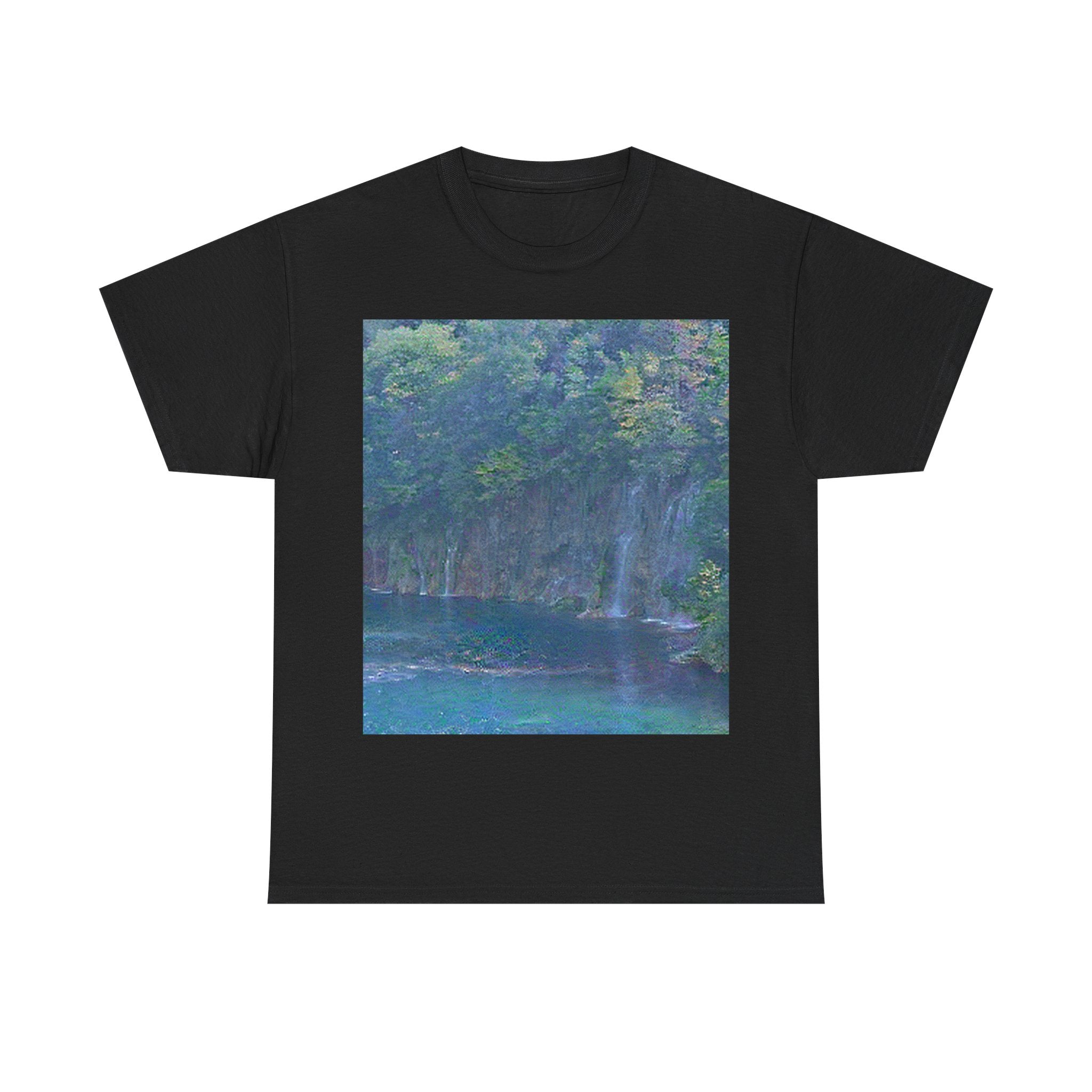 Plitvice Lakes in Water Lilies Style | Claude Monet Inspired Art