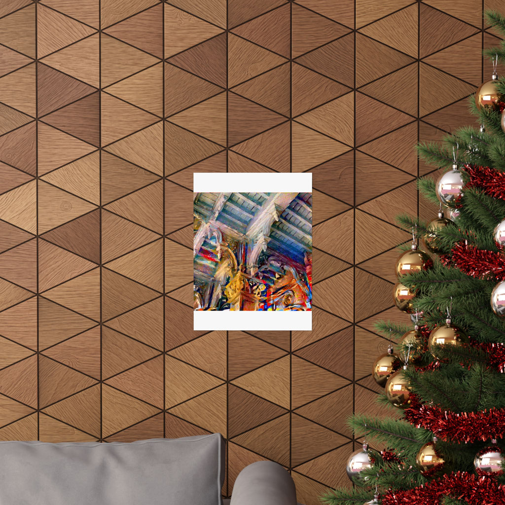 Zanzibar Stone Town in Composition VII Style | Wassily Kandinsky Inspired Art