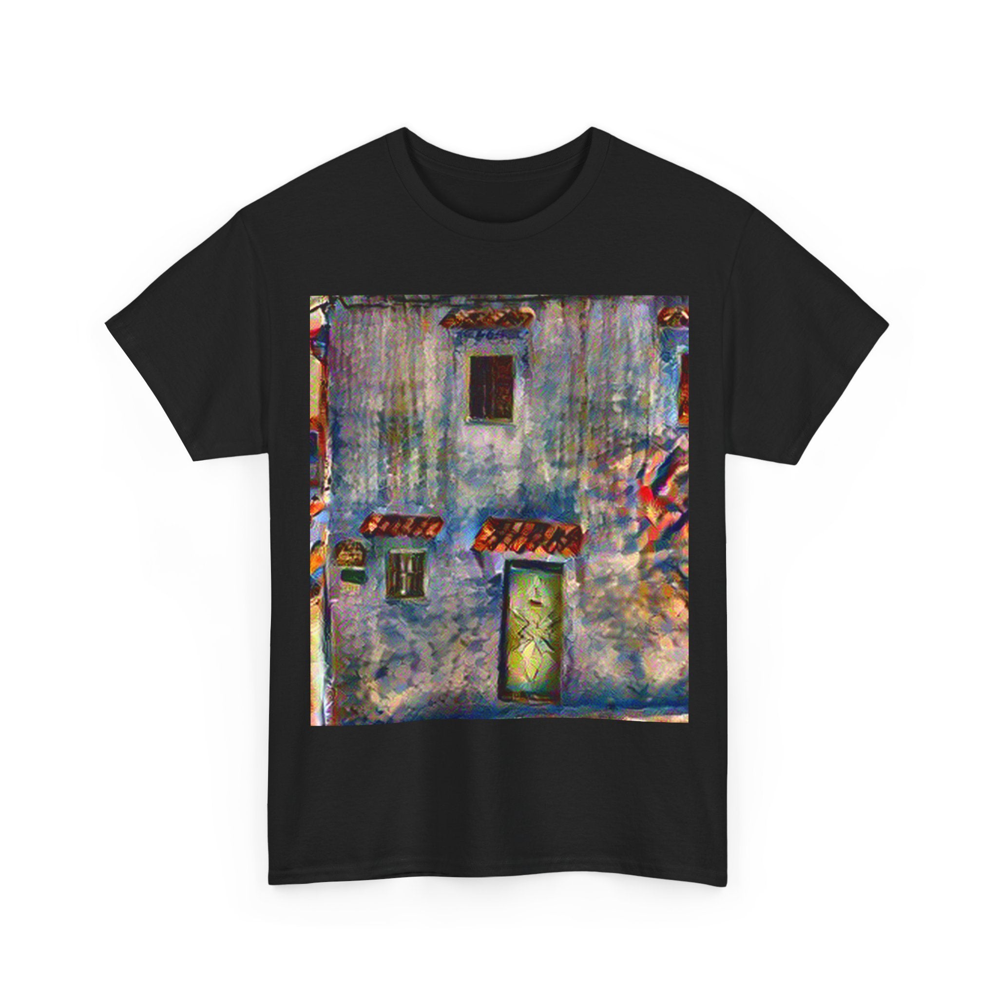 Chefchaouen in Composition VII Style | Wassily Kandinsky Inspired Art