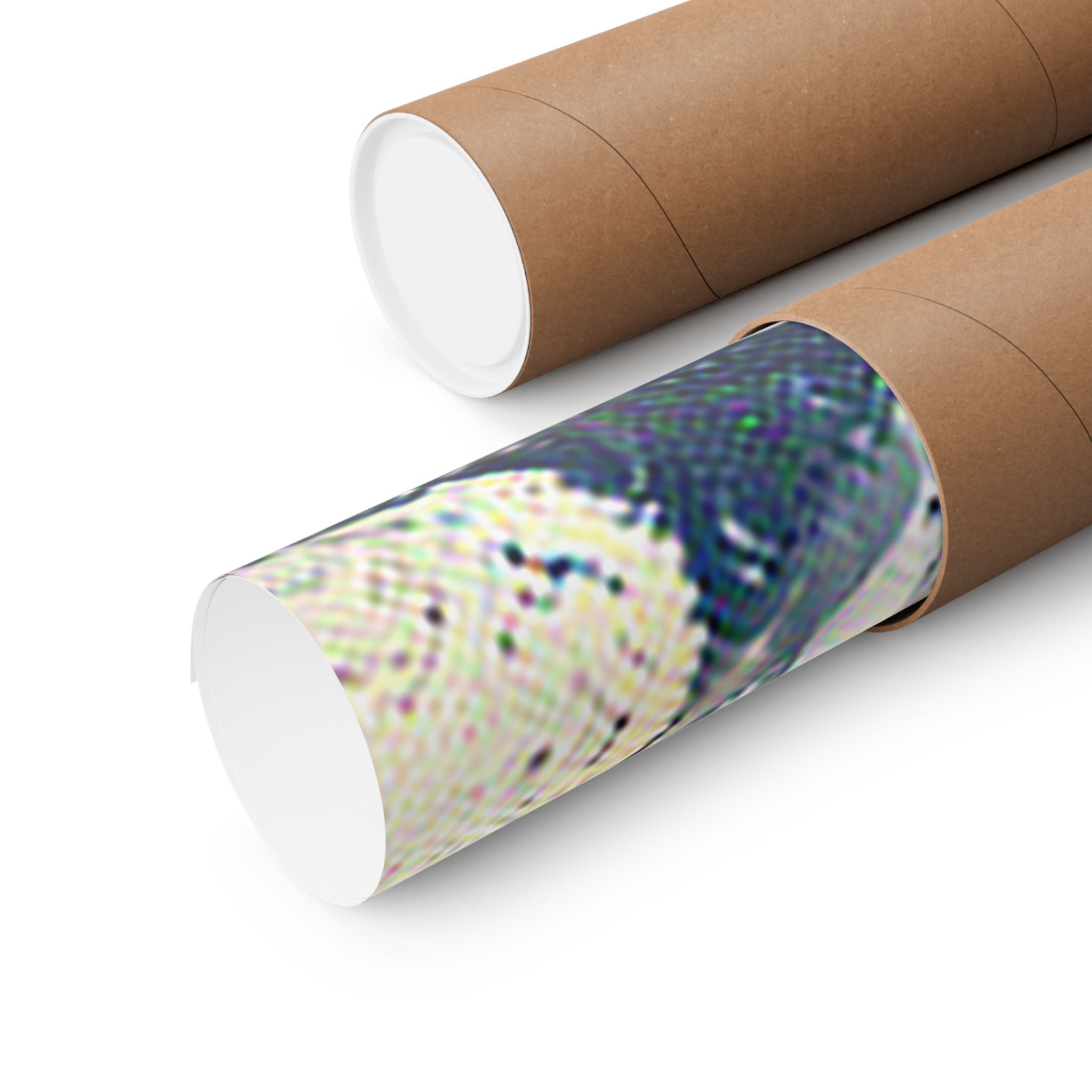 Santorini in The Great Wave off Kanagawa Style | Katsushika Hokusai Inspired Art