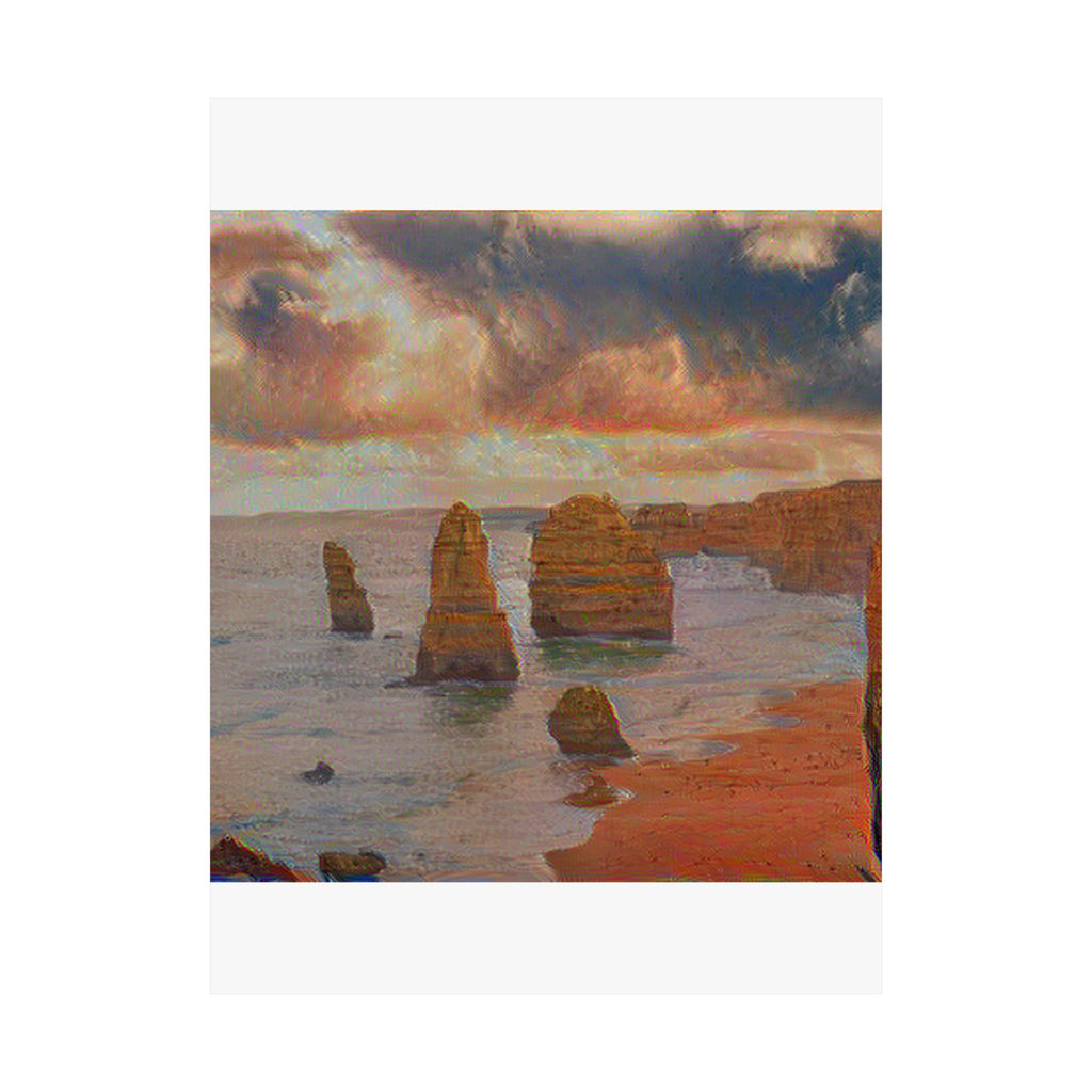 Twelve Apostles in The Scream Style | Edvard Munch Inspired Art