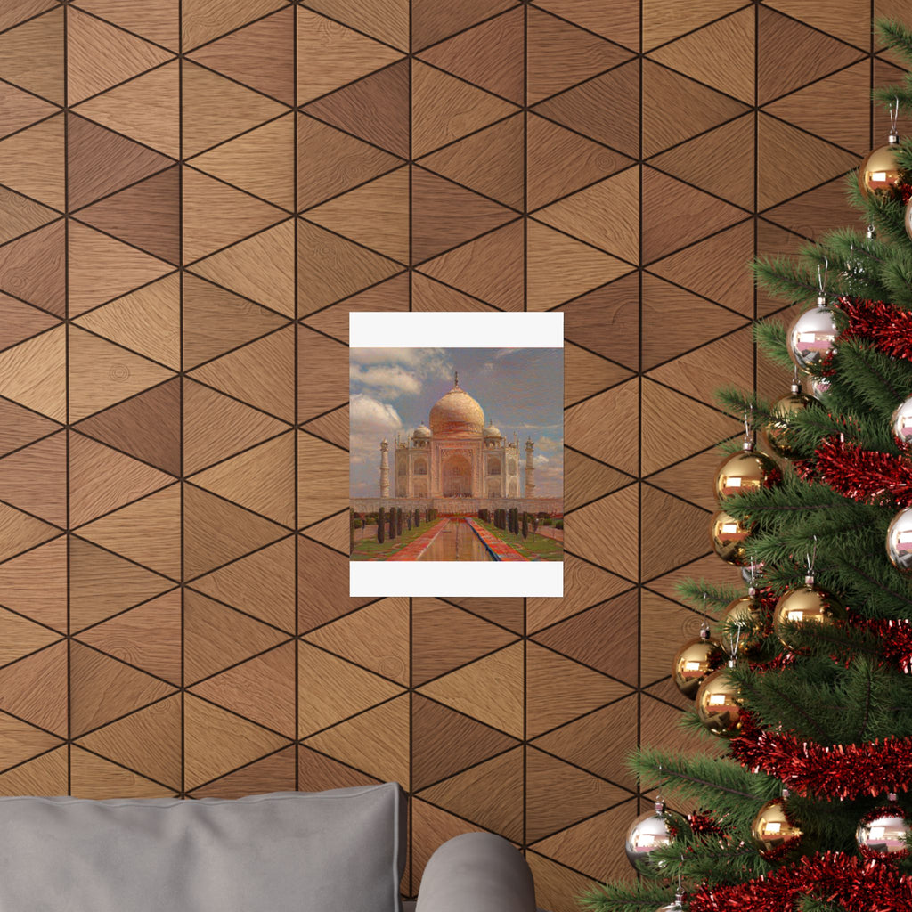 Taj Mahal in The Scream Style | Edvard Munch Inspired Art