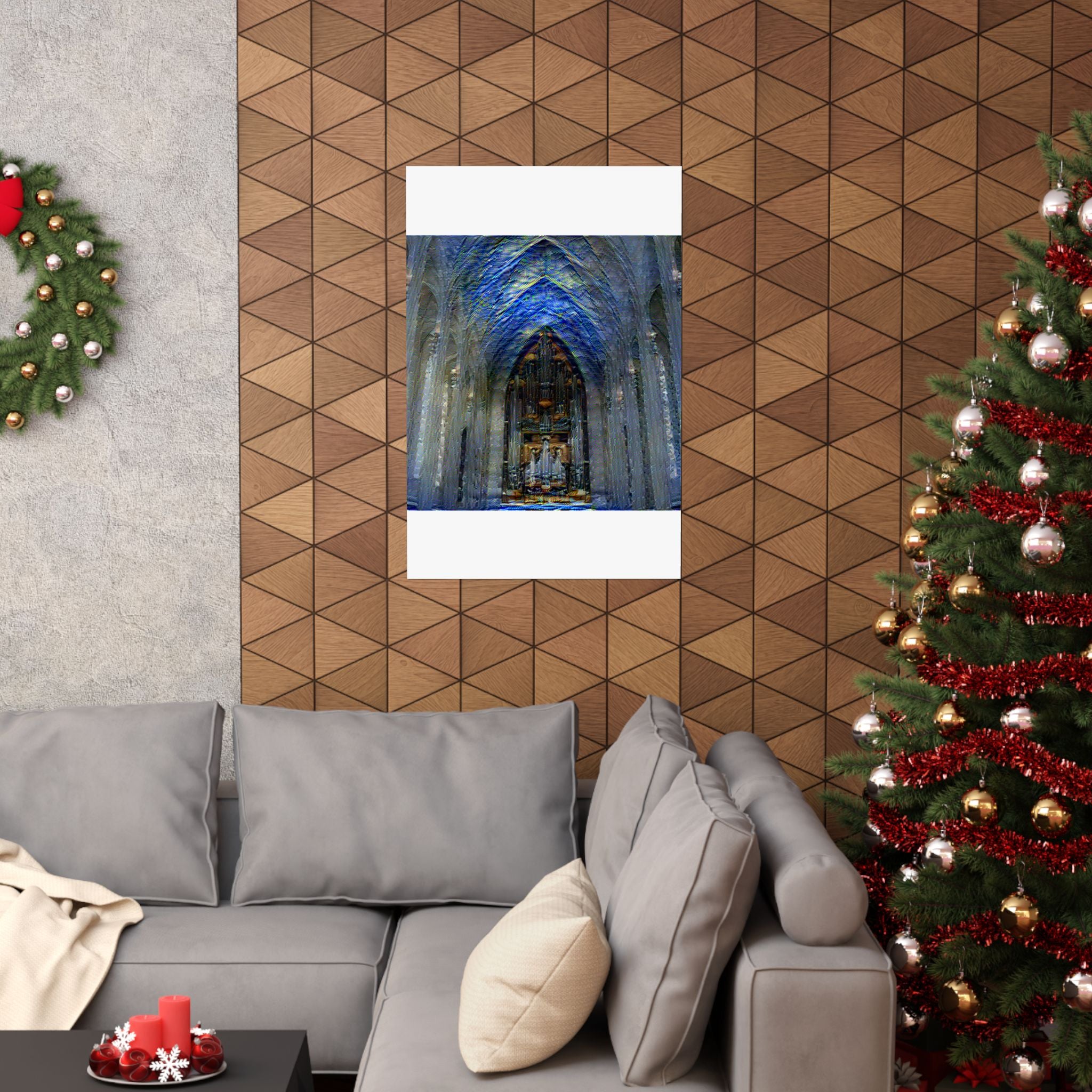 Hallgrimskirkja in Starry Night Style | Vincent van Gogh Inspired Art