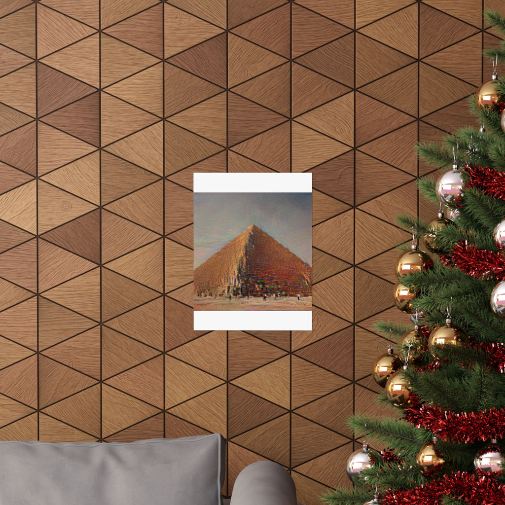 Pyramids of Giza in The Scream Style | Edvard Munch Inspired Art