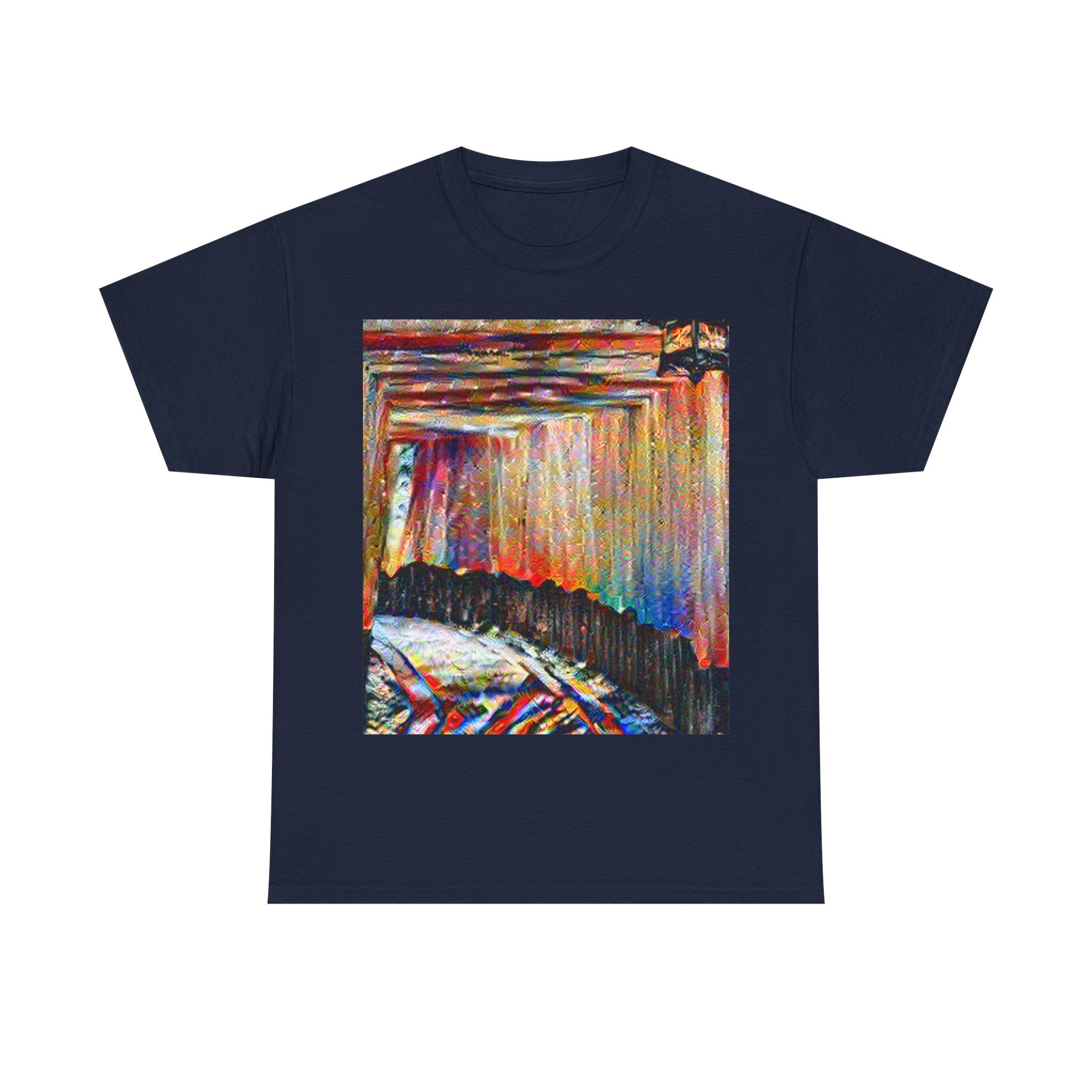 Fushimi Inari Shrine in Composition VII Style | Wassily Kandinsky Inspired Art