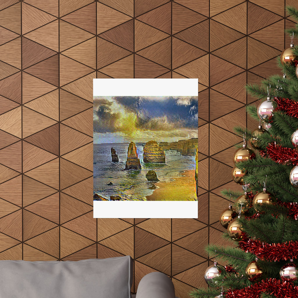 Twelve Apostles in Cafe Terrace at Night Style | Vincent van Gogh Inspired Art