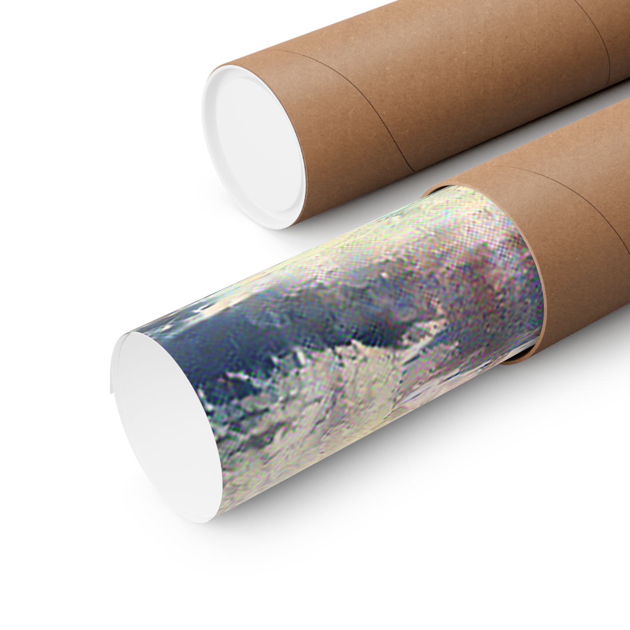 Plitvice Lakes in The Great Wave off Kanagawa Style | Katsushika Hokusai Inspired Art