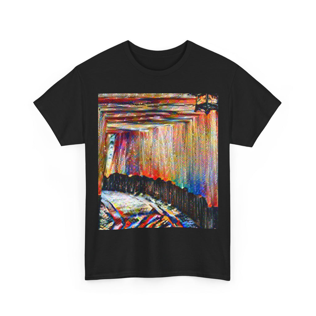 Fushimi Inari Shrine in Composition VII Style | Wassily Kandinsky Inspired Art