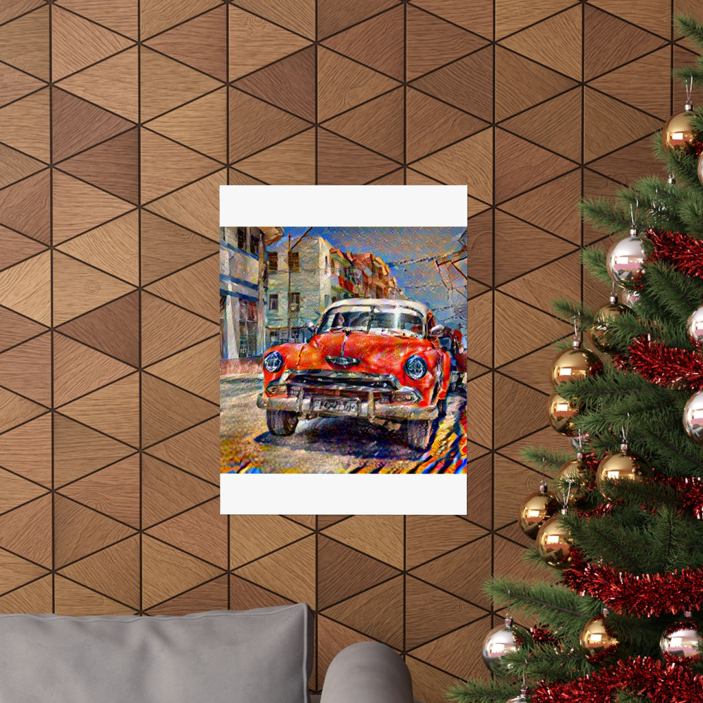 Old Havana in Composition VII Style | Wassily Kandinsky Inspired Art