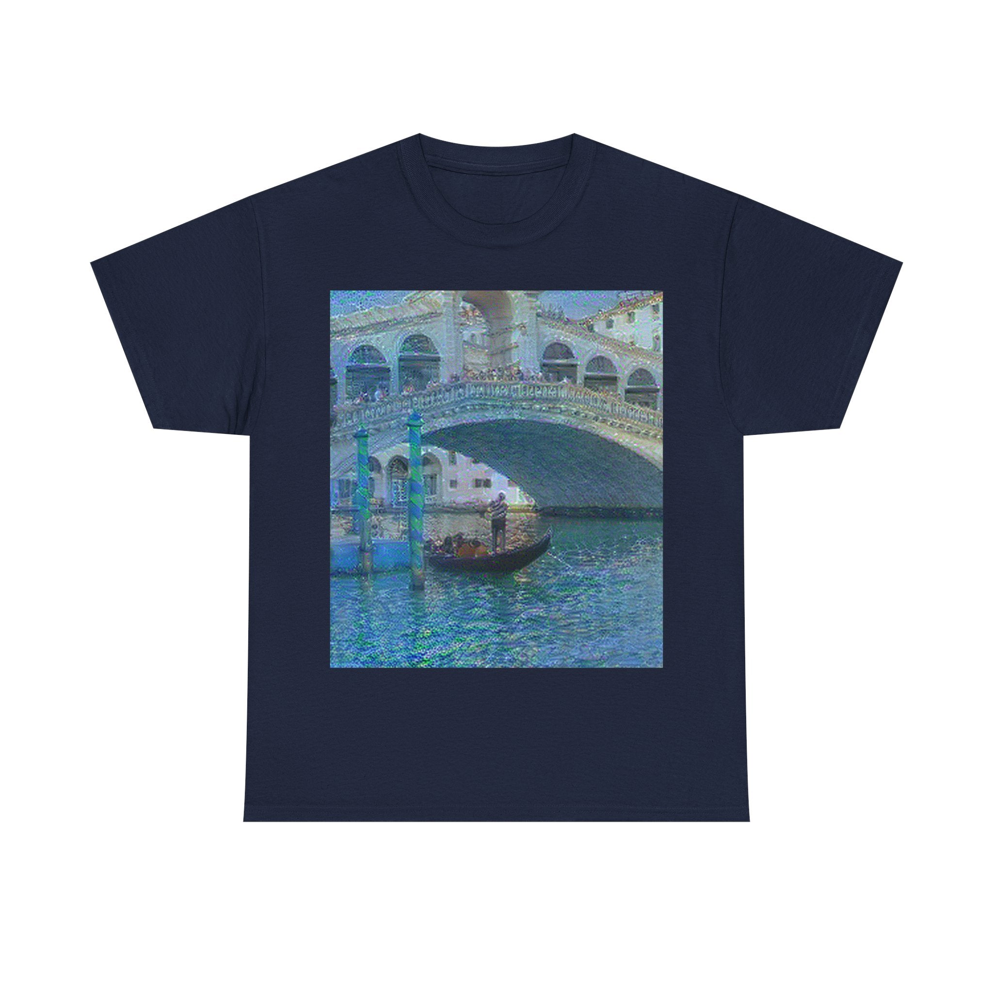 Rialto Bridge in Water Lilies Style | Claude Monet Inspired Art