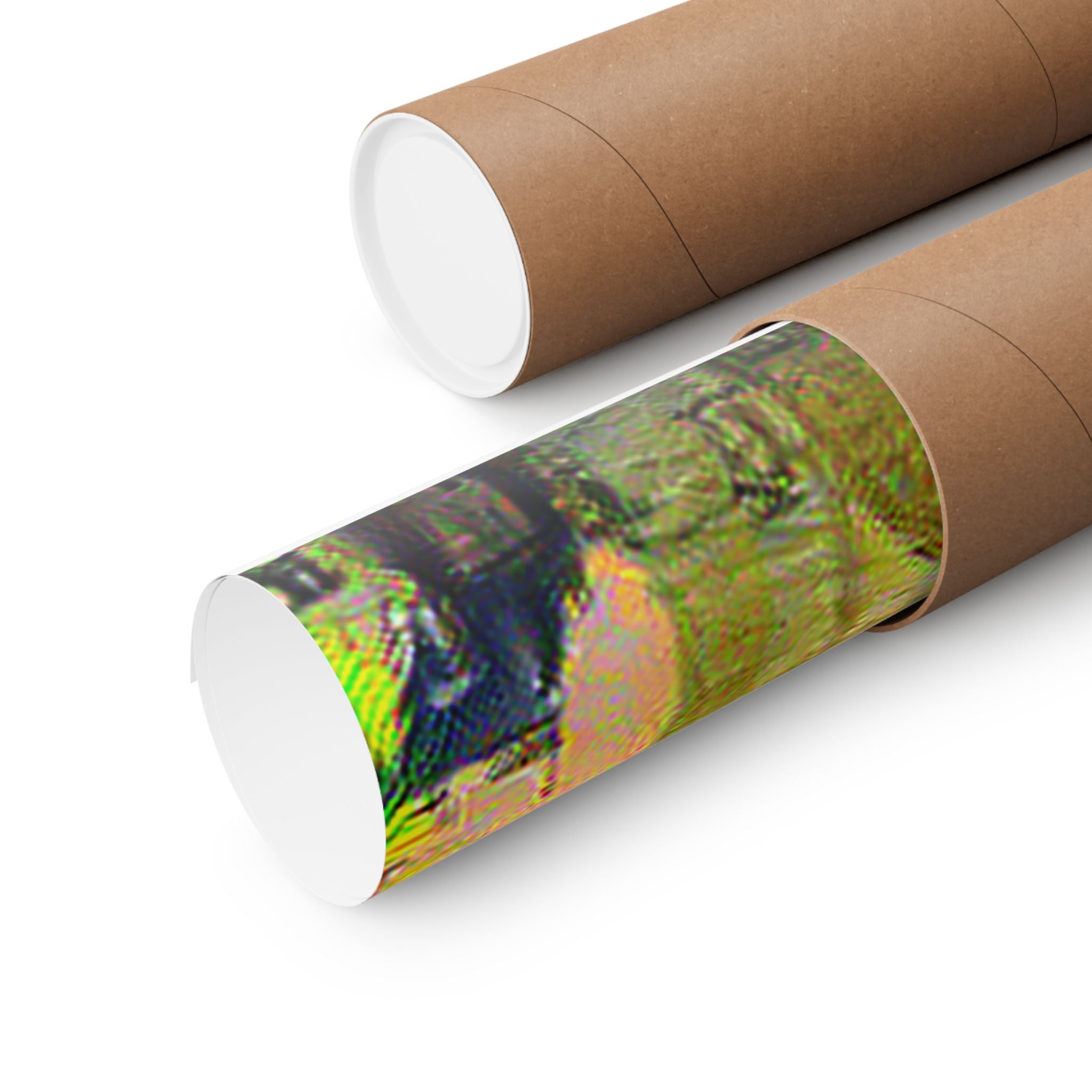 Notre Dame in Cafe Terrace Style - Poster Print