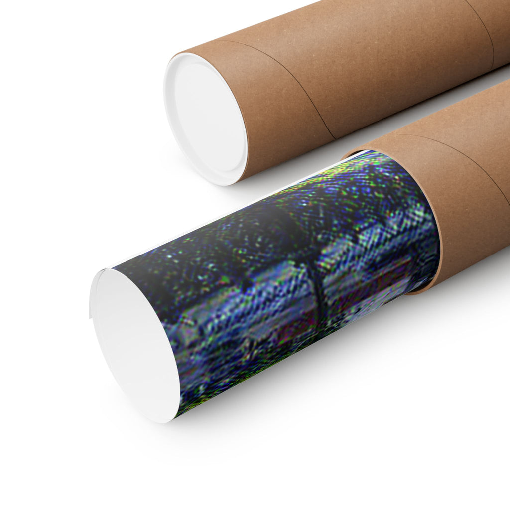 St Basils in Starry Night Style - Poster Print