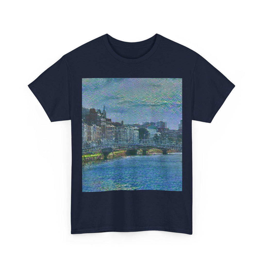 Ha'penny Bridge in Water Lilies Style | Claude Monet Inspired Art