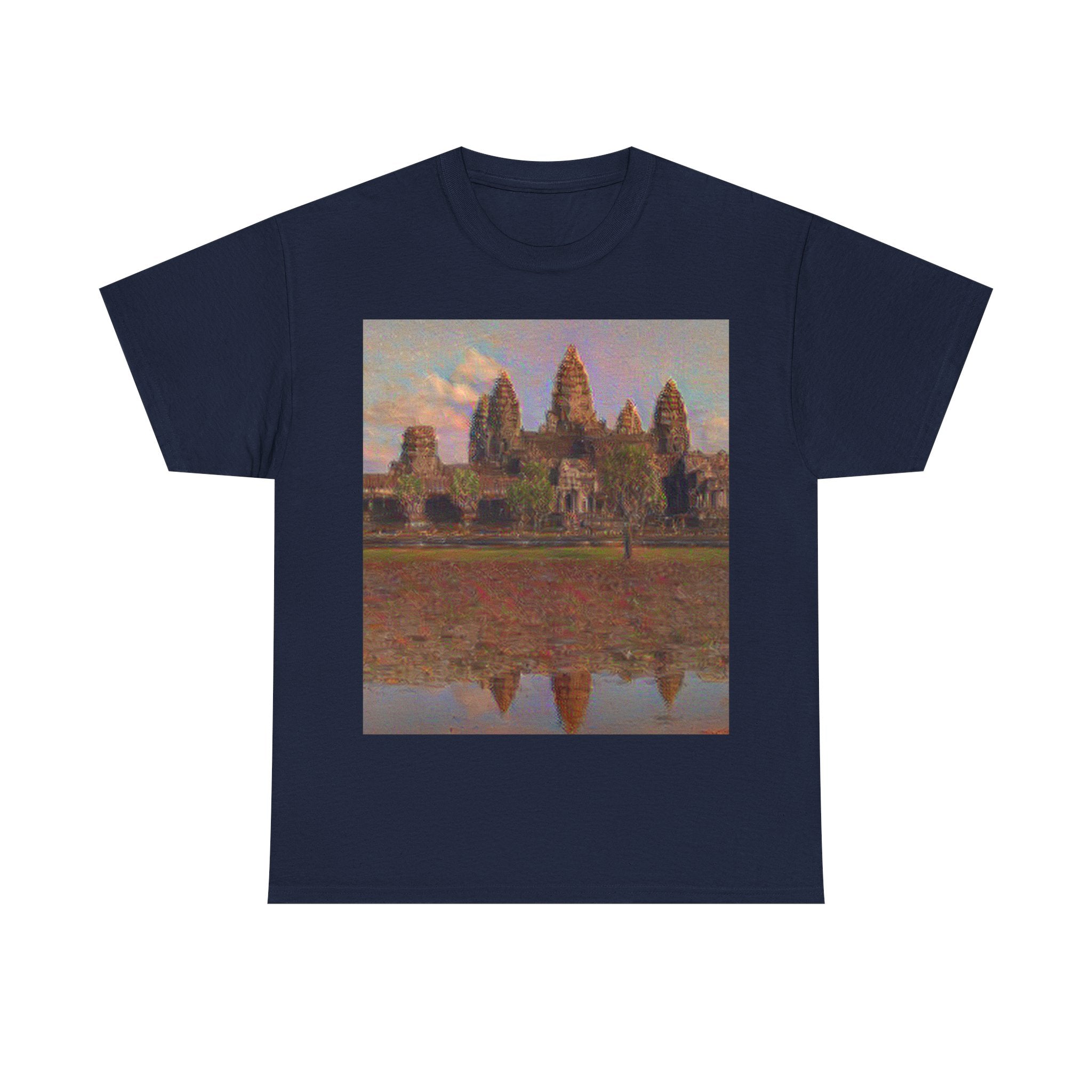 Angkor Wat in The Scream Style | Edvard Munch Inspired Art