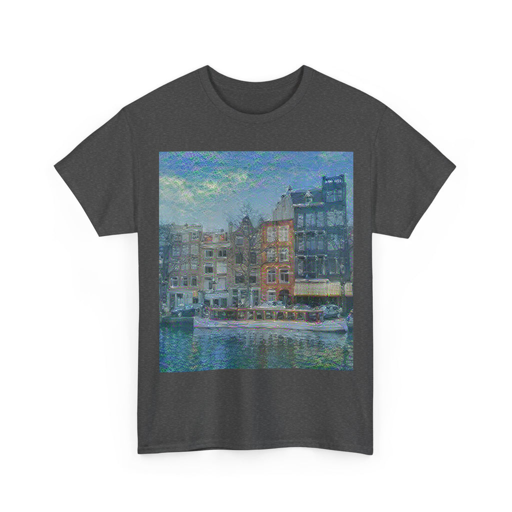 Amsterdam Canal Ring in Water Lilies Style | Claude Monet Inspired Art