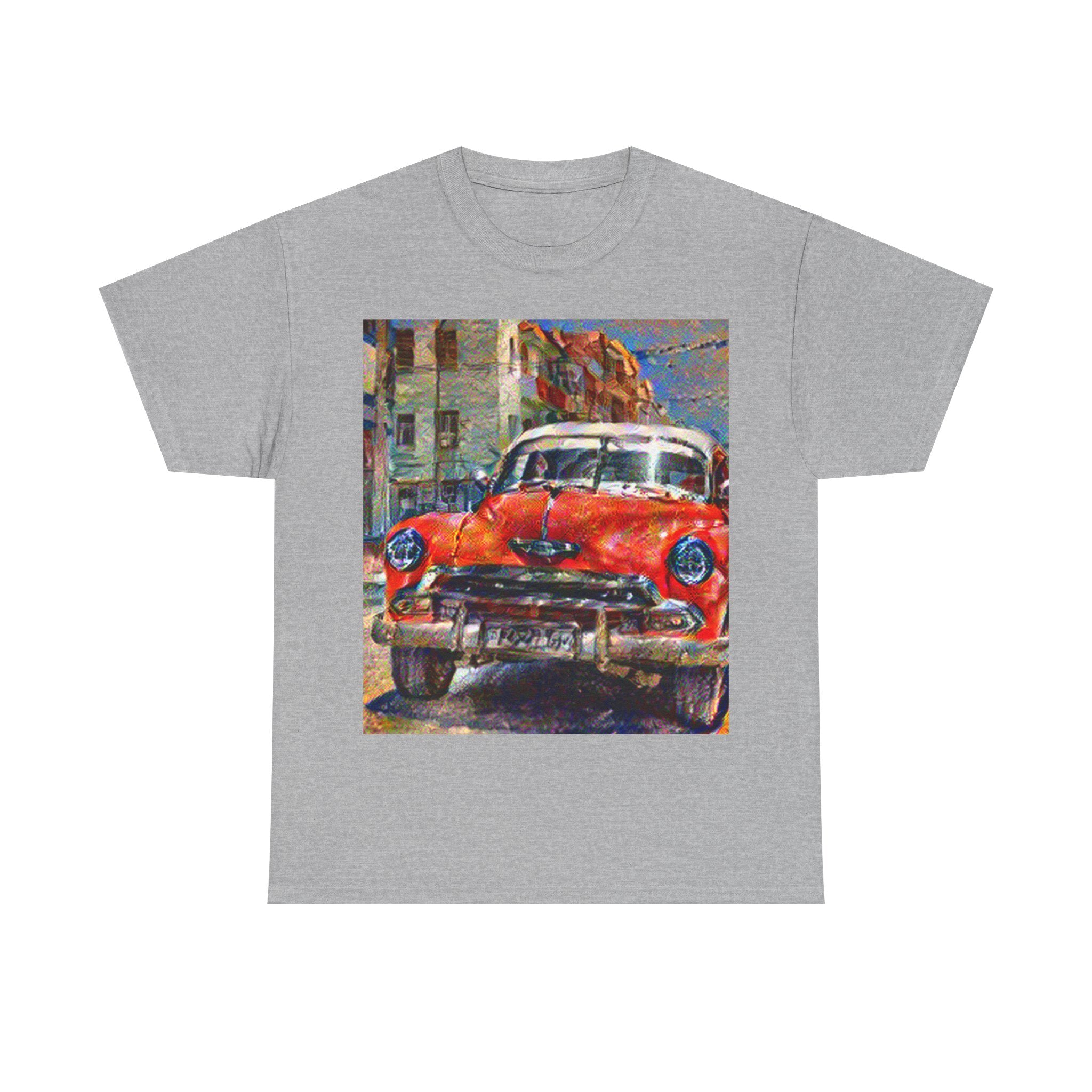 Old Havana in Composition VII Style | Wassily Kandinsky Inspired Art