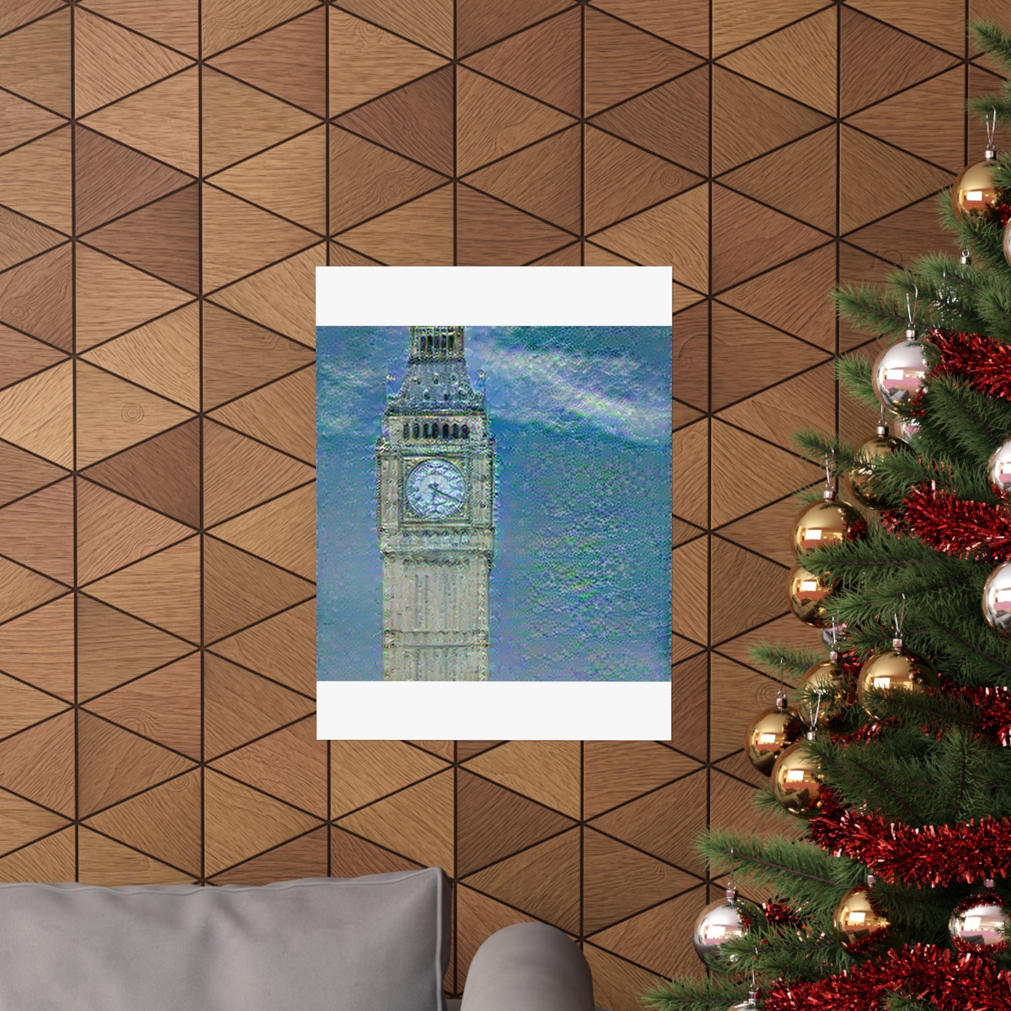 Big Ben in Water Lilies Style | Claude Monet Inspired Art