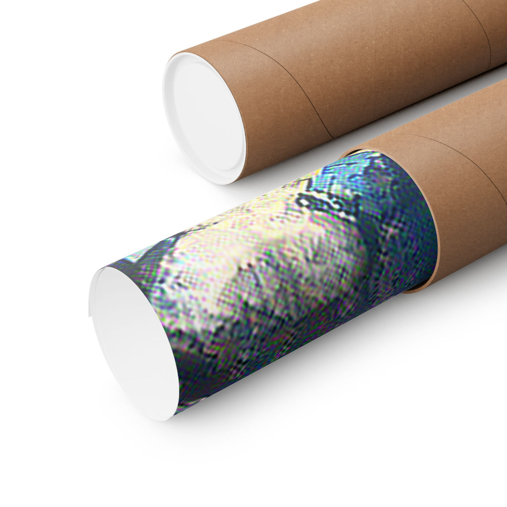 Giant's Causeway in The Great Wave off Kanagawa Style | Katsushika Hokusai Inspired Art