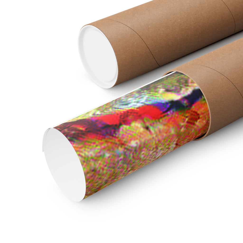 Parthenon in Composition Vii Style - Poster Print