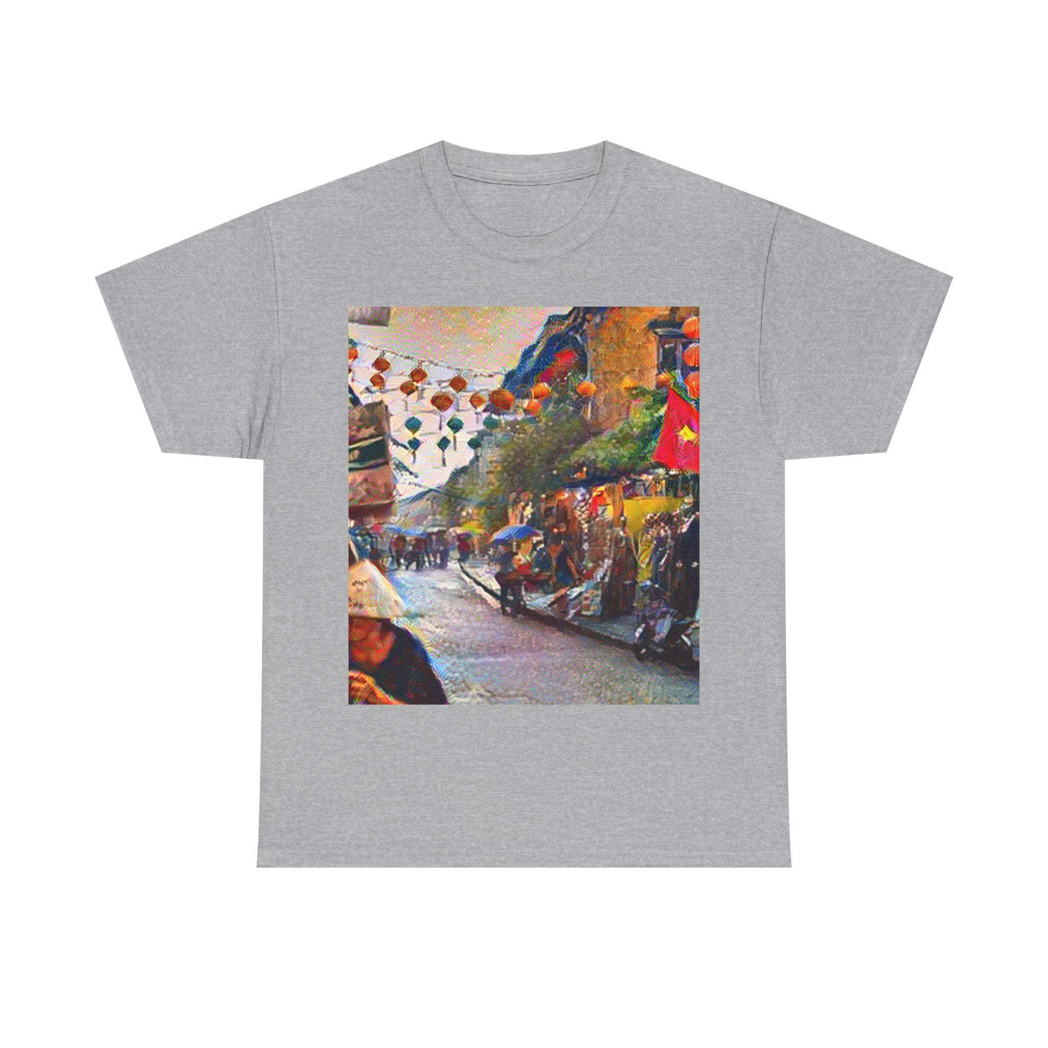 Hoi An Ancient Town in Composition VII Style | Wassily Kandinsky Inspired Art