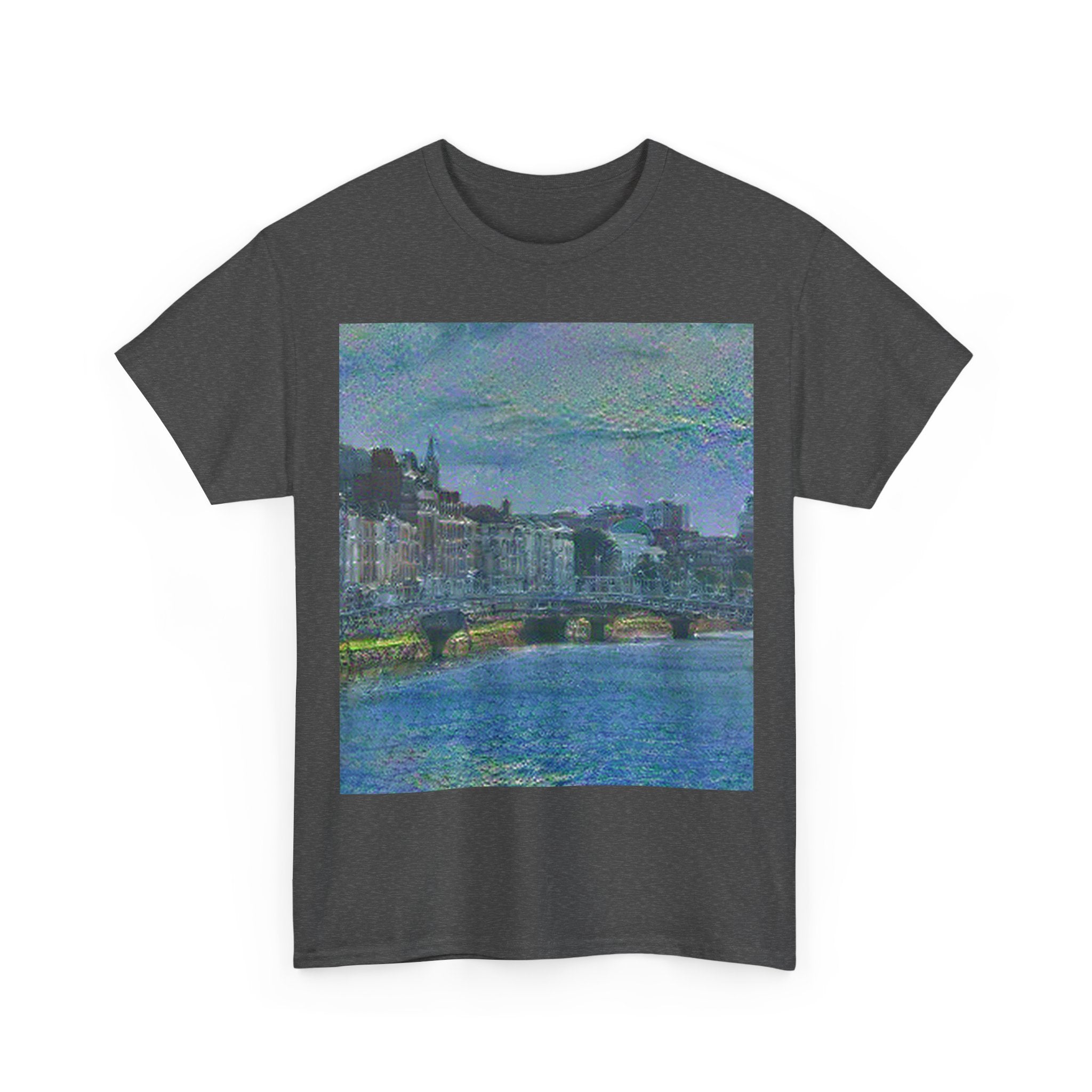 Ha'penny Bridge in Water Lilies Style | Claude Monet Inspired Art