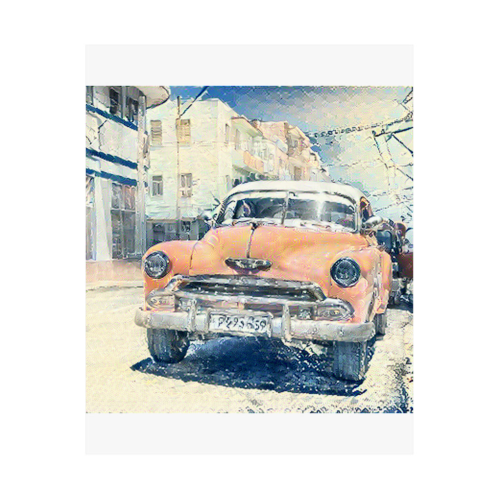 Old Havana in The Great Wave off Kanagawa Style | Katsushika Hokusai Inspired Art