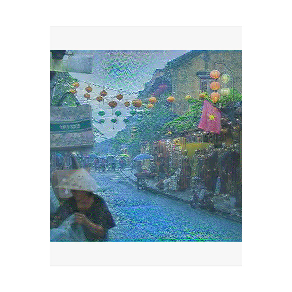 Hoi An Ancient Town in Water Lilies Style | Claude Monet Inspired Art