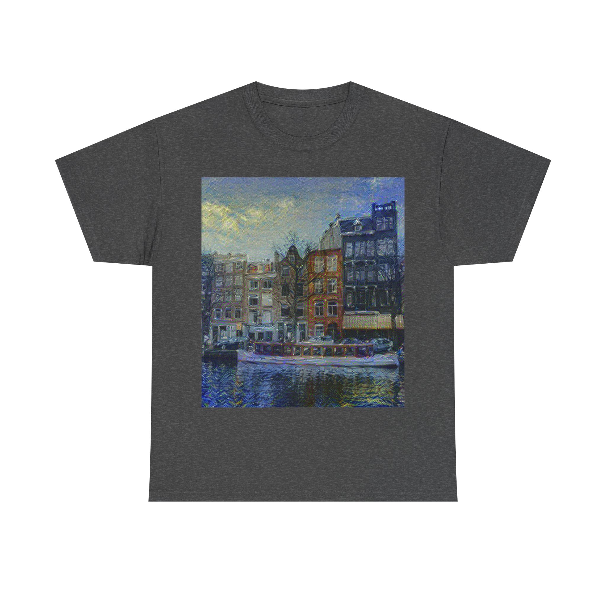 Amsterdam Canal Ring in Starry Night Style | Vincent van Gogh Inspired Art